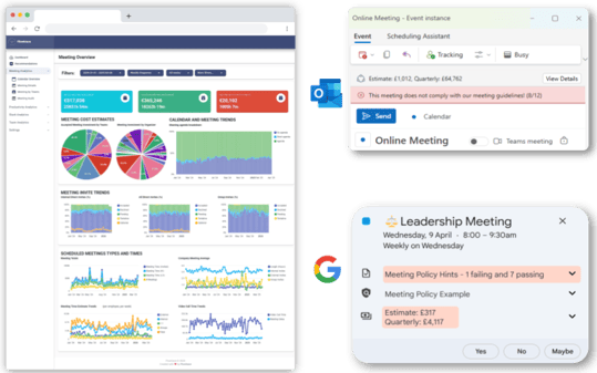 Hero with analytics and apps