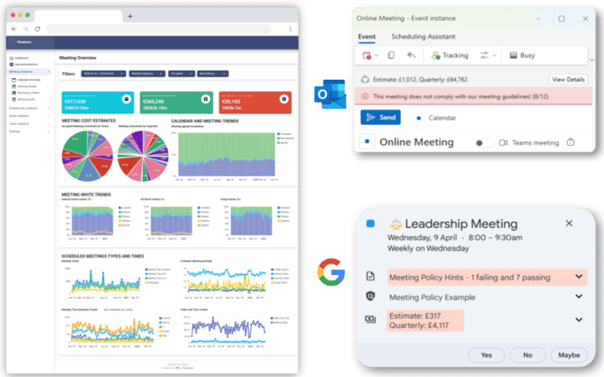 Hero with analytics and apps