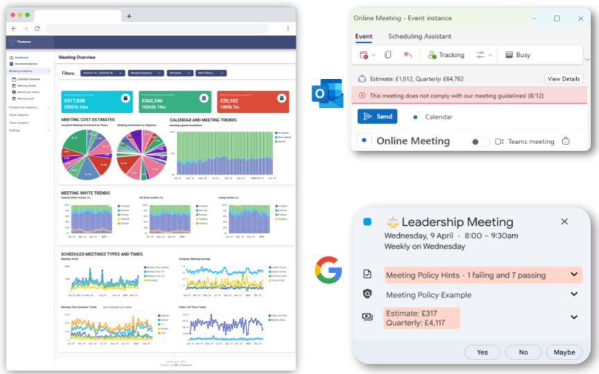 Hero with analytics and apps