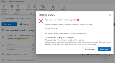 meeting policy reminder
