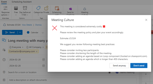 meeting policy reminder
