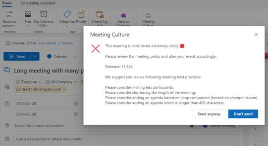 meeting policy reminder